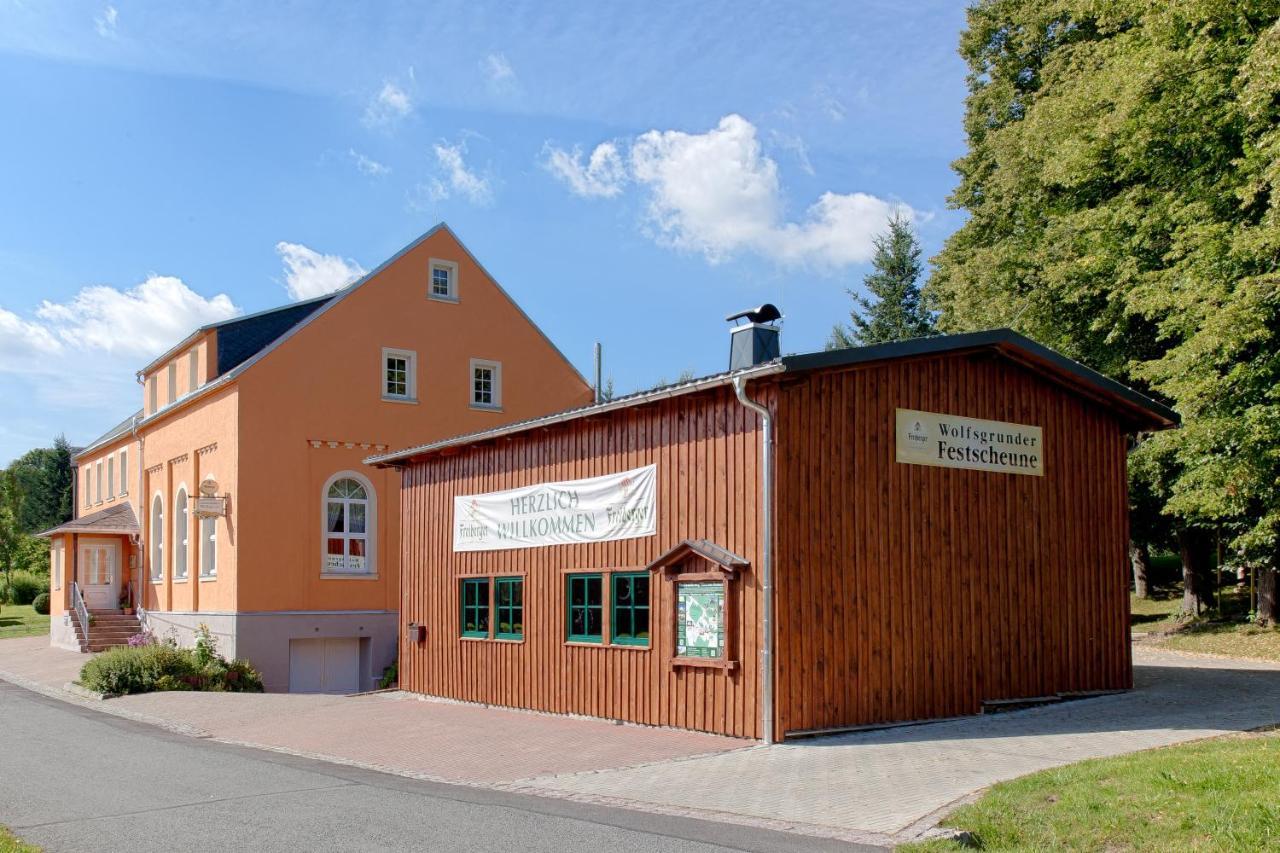 Landgasthof Wolfsgrund Hotel Dorfchemnitz Exterior photo